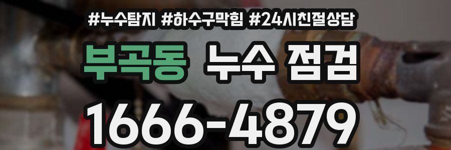 부곡동 누수 점검
