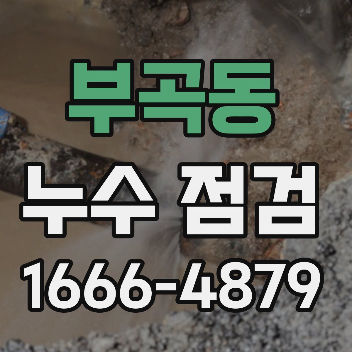 부곡동 누수 점검