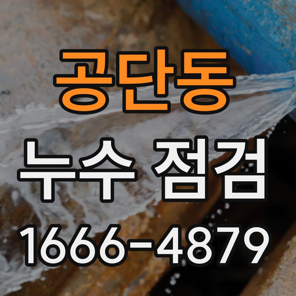 공단동 누수 점검