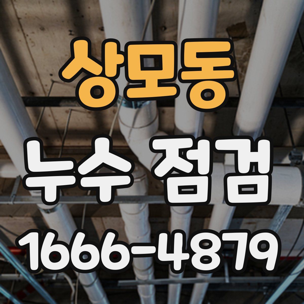 상모동 누수 점검