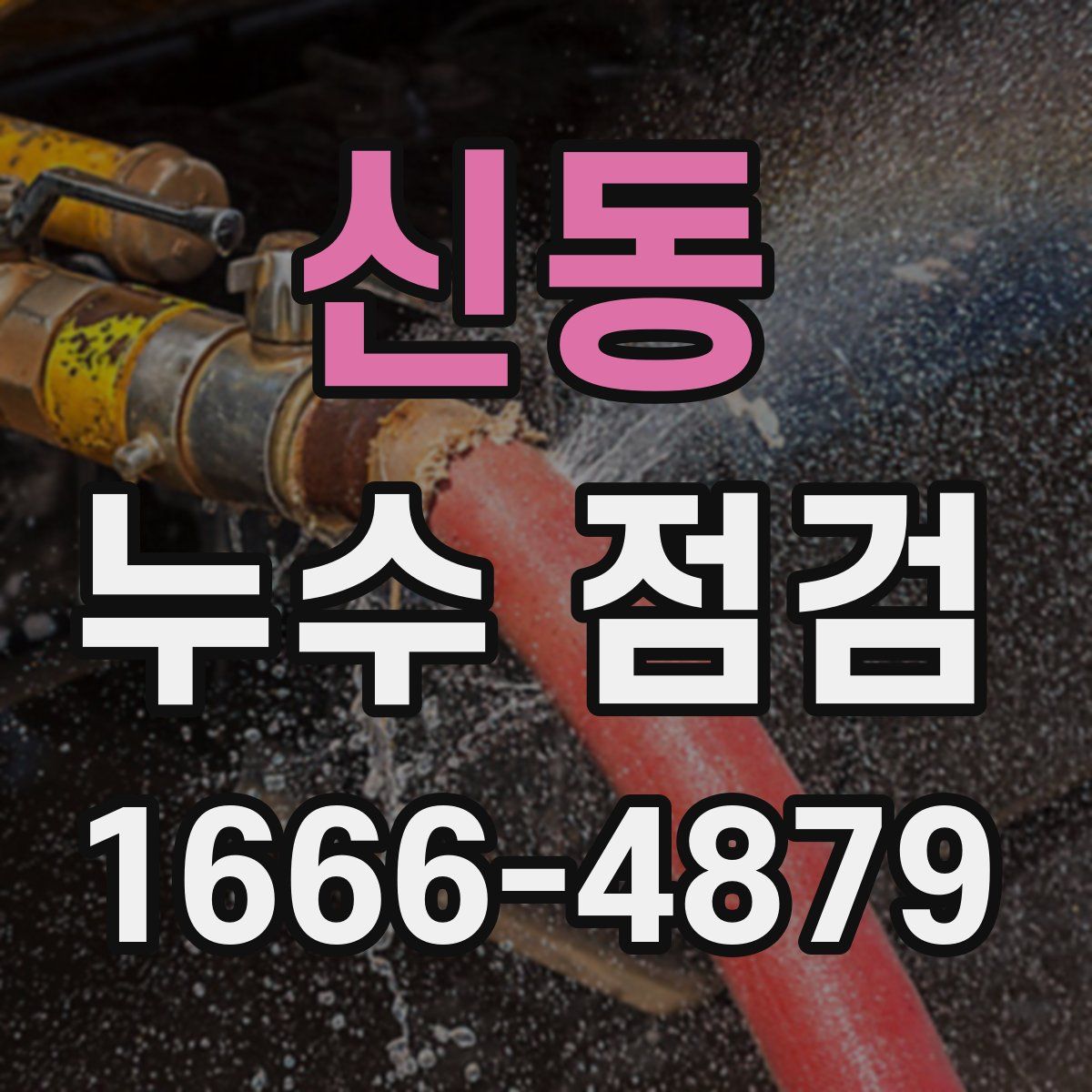 신동 누수 점검