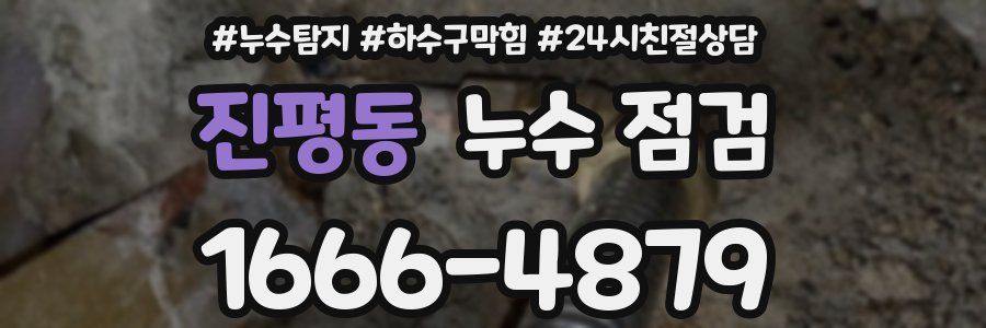 진평동 누수 점검