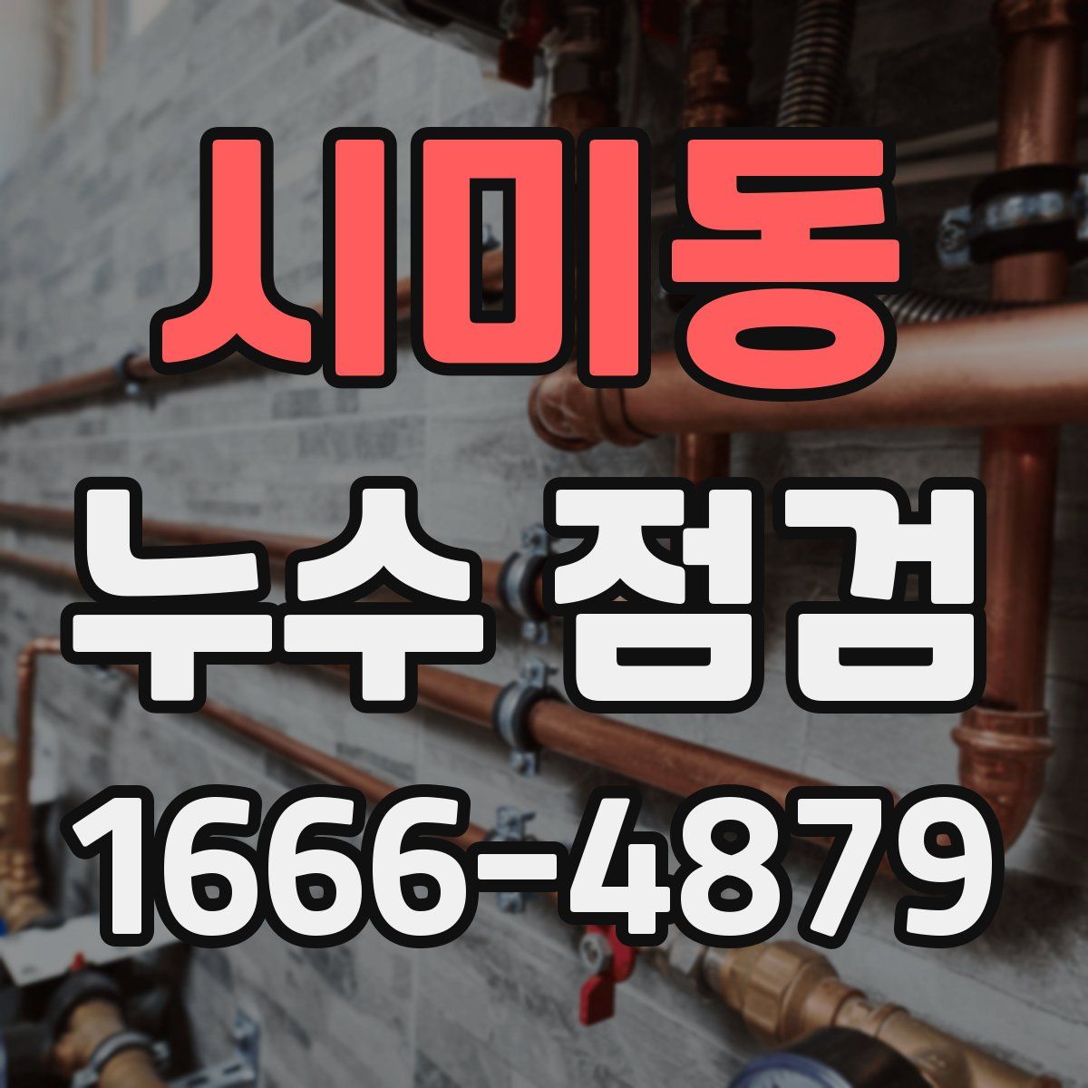 시미동 누수 점검