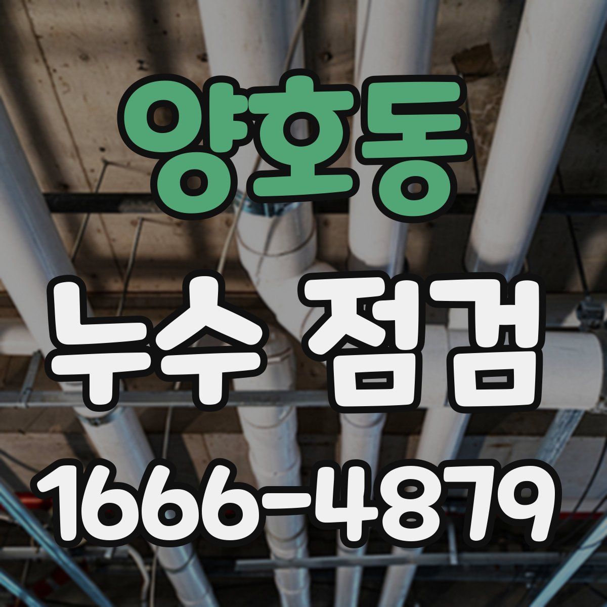 양호동 누수 점검