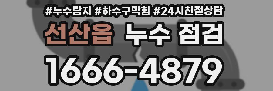 선산읍 누수 점검