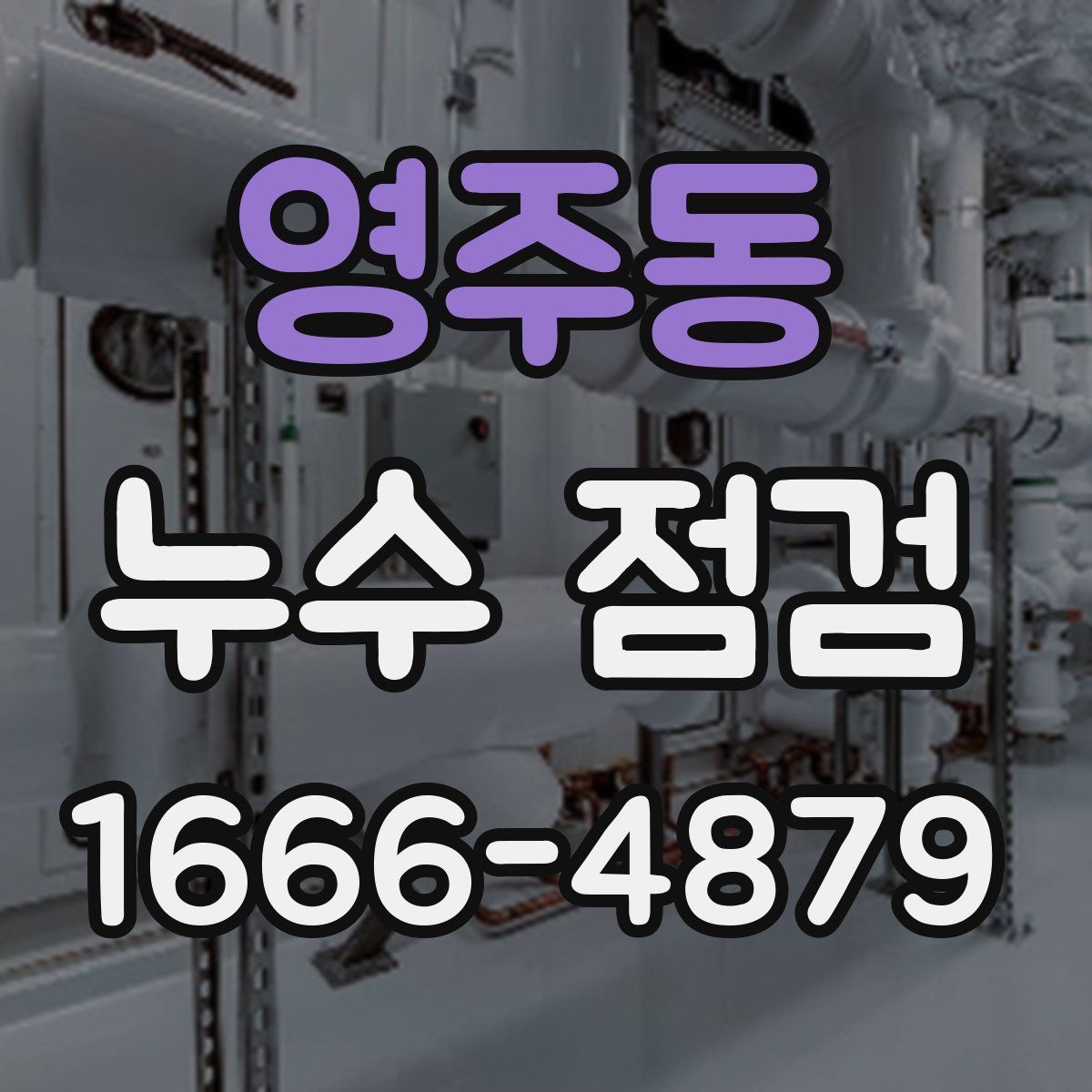 영주동 누수 점검