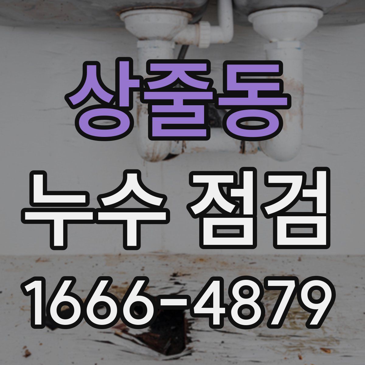 상줄동 누수 점검
