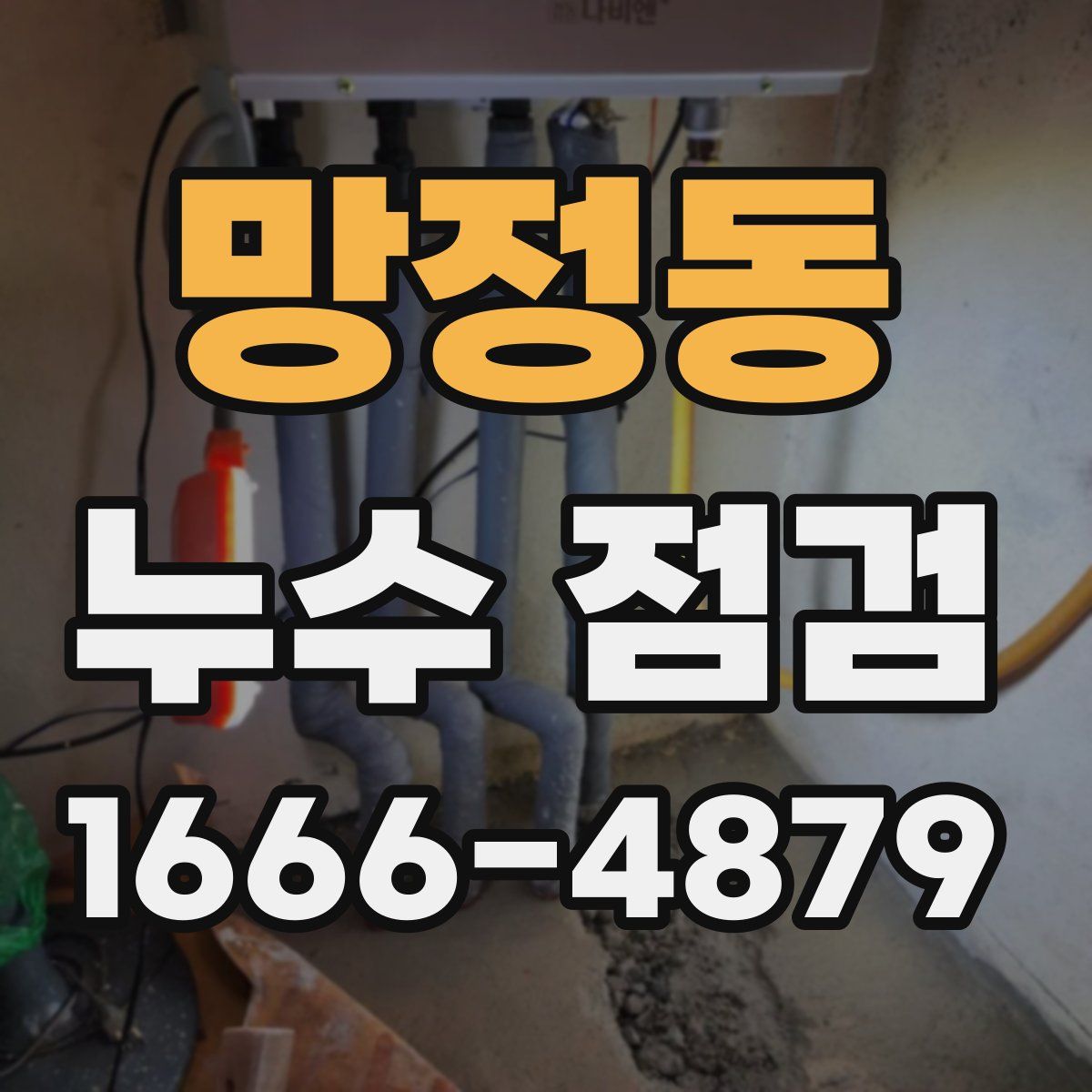 망정동 누수 점검