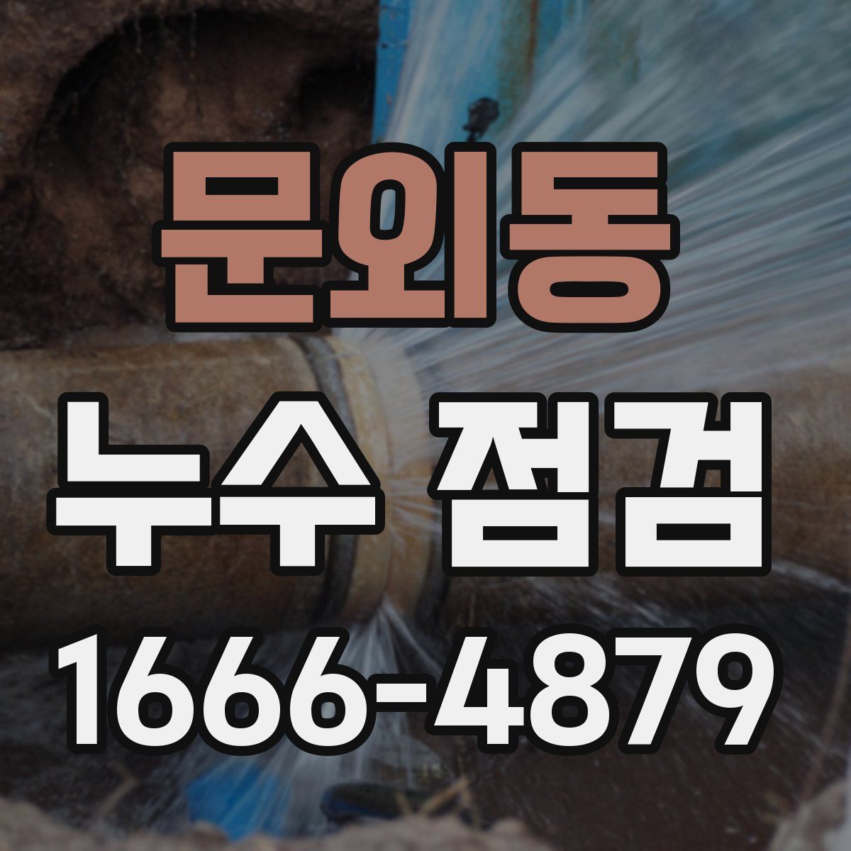 문외동 누수 점검