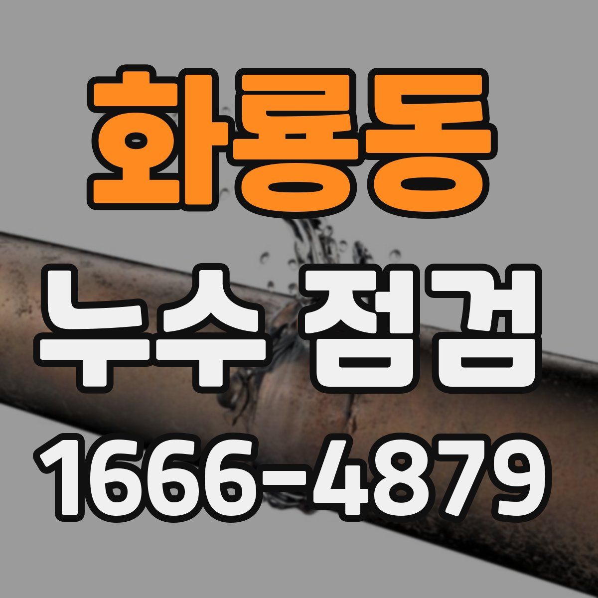 화룡동 누수 점검