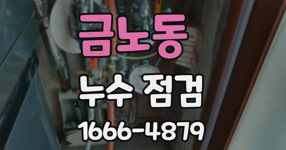 금노동 누수 점검