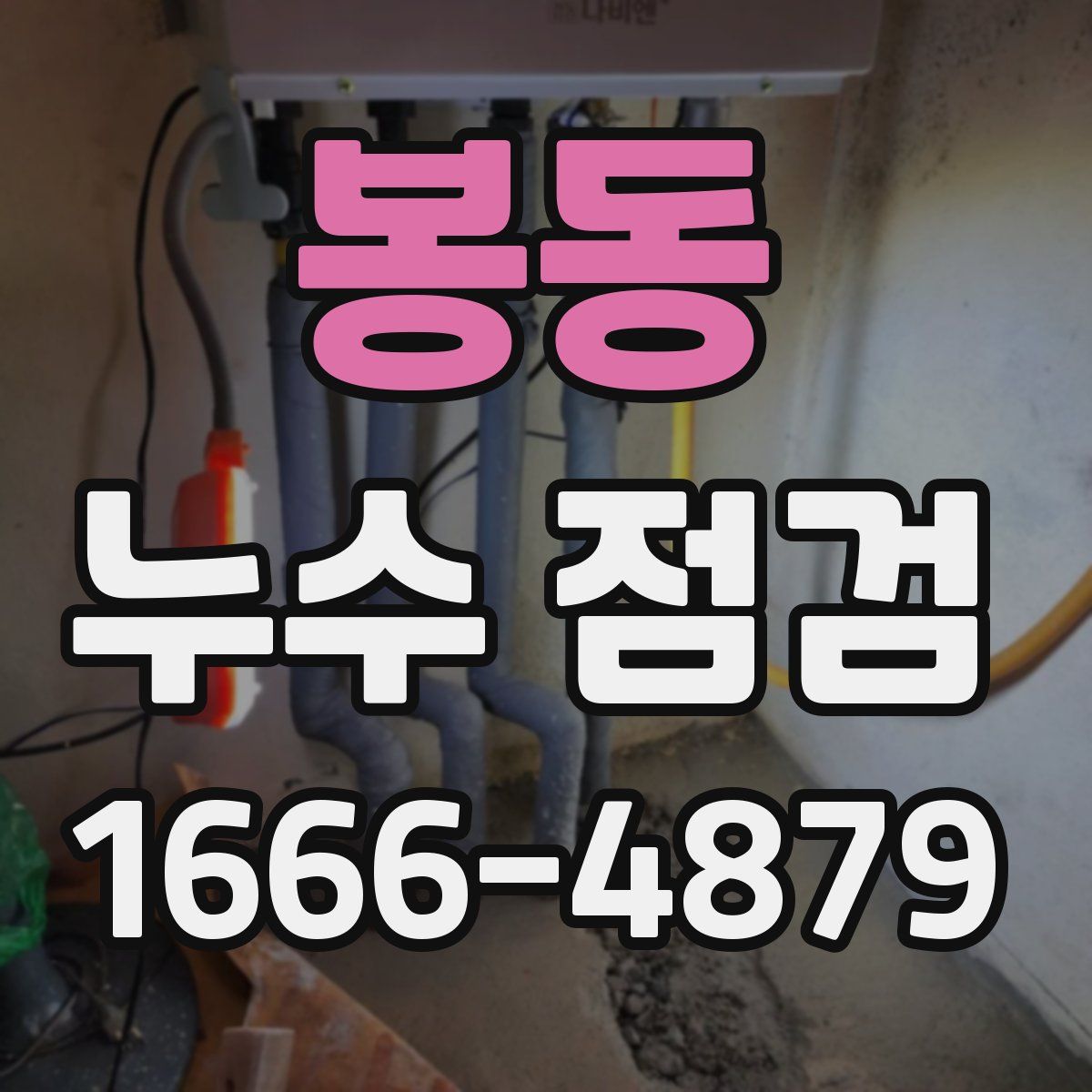 봉동 누수 점검