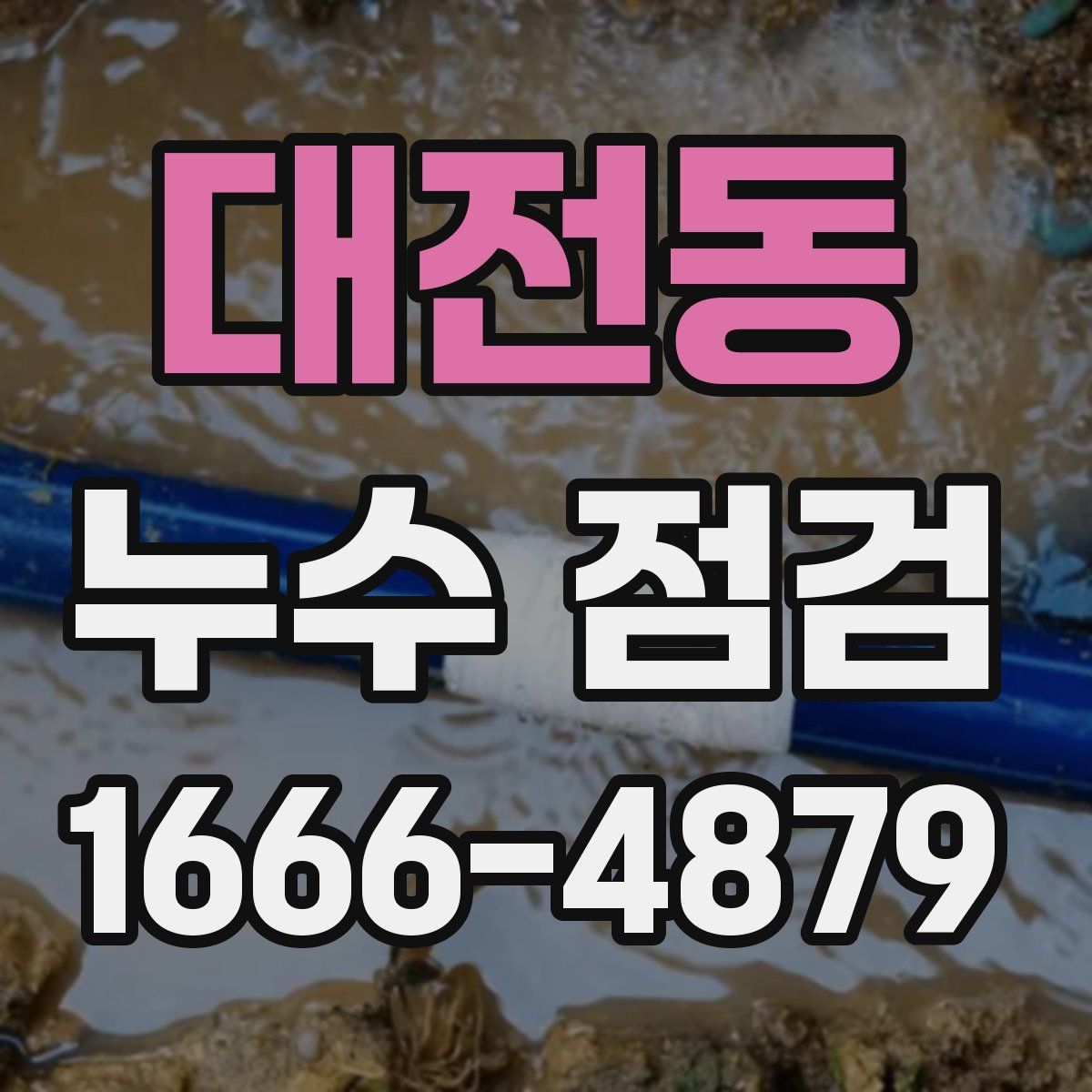 대전동 누수 점검