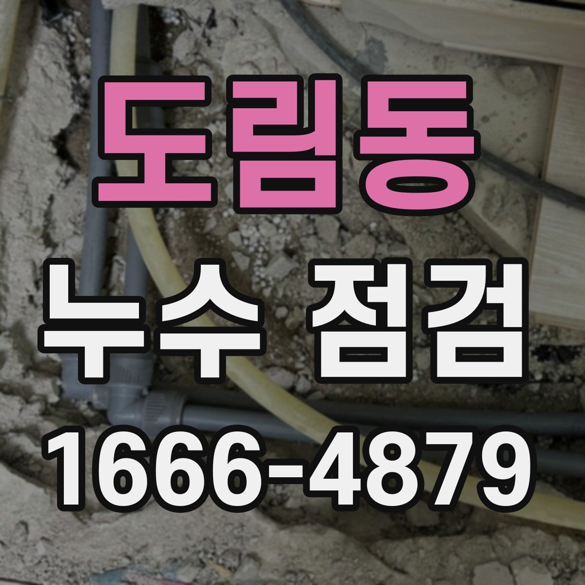 도림동 누수 점검