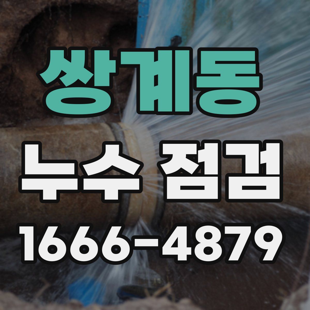 쌍계동 누수 점검