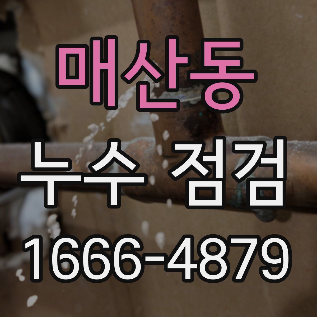 매산동 누수 점검