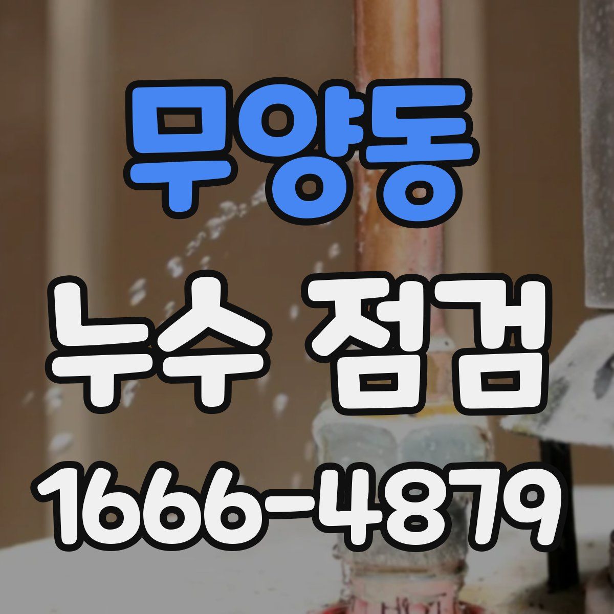 무양동 누수 점검