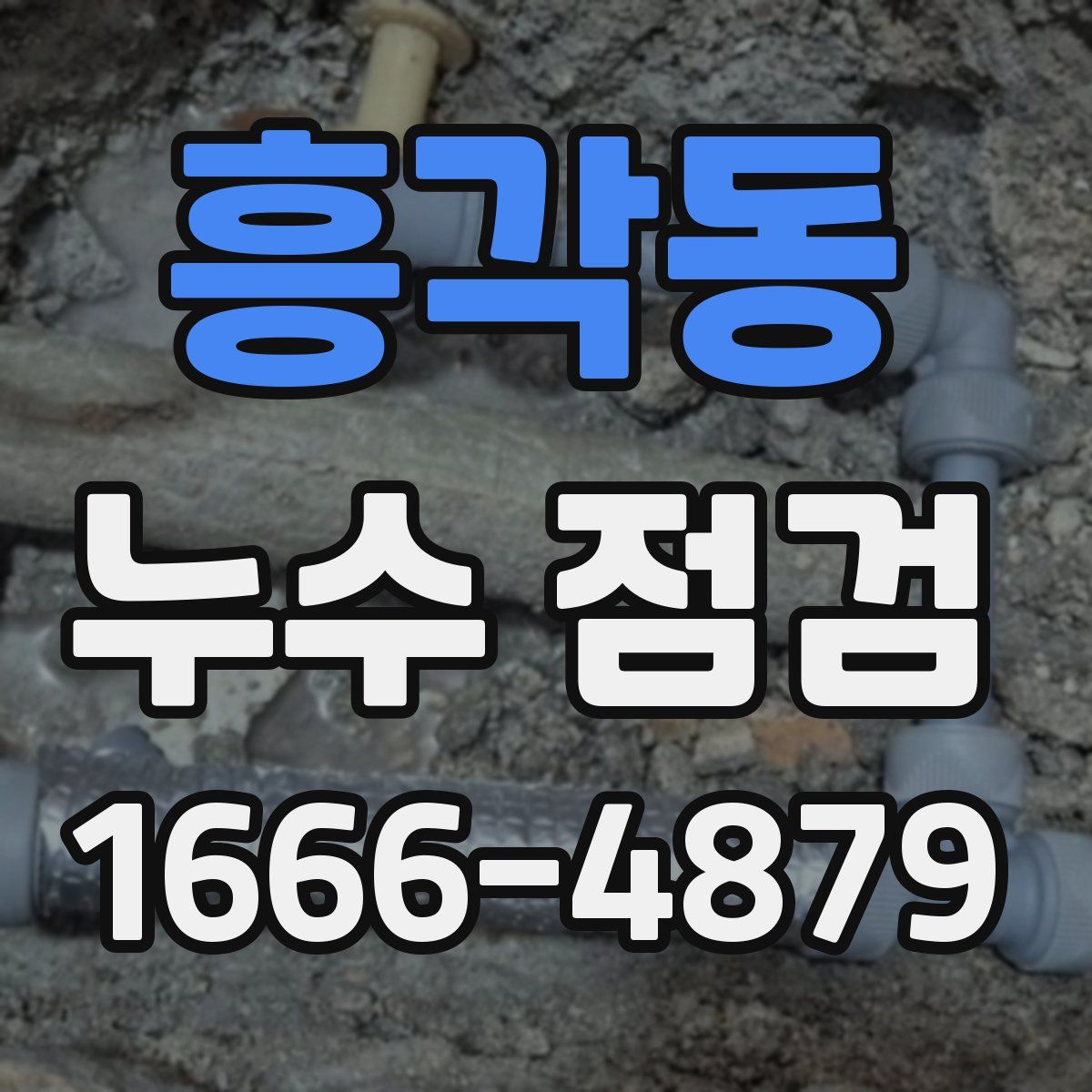 흥각동 누수 점검