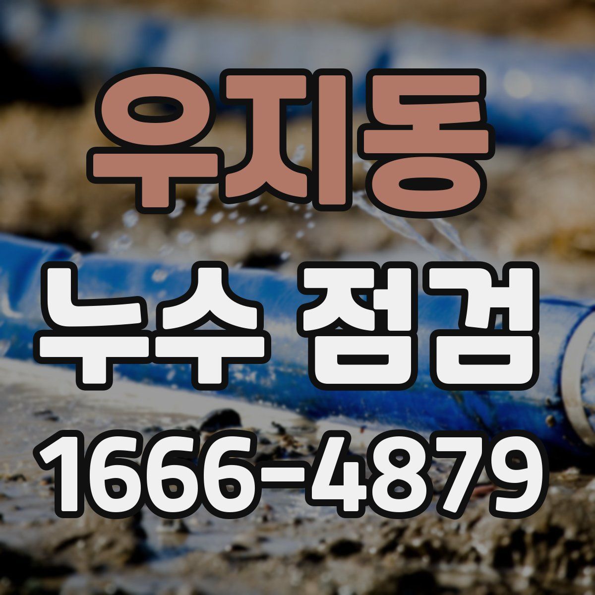 우지동 누수 점검