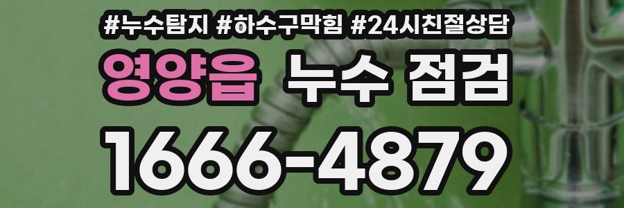 영양읍 누수 점검