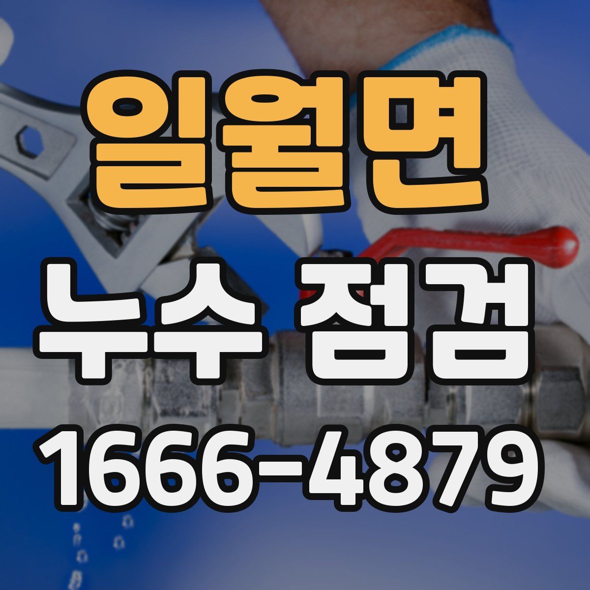일월면 누수 점검