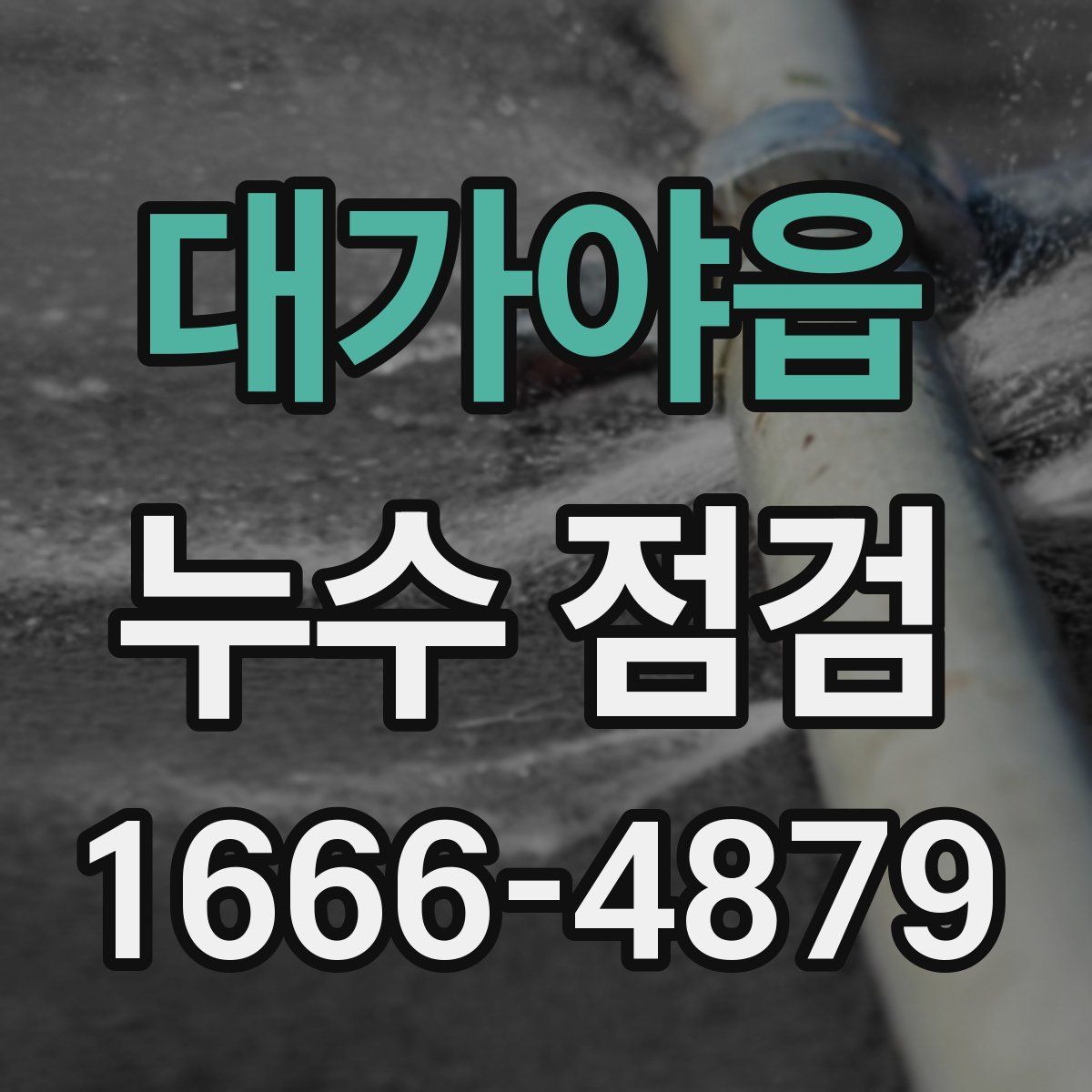 대가야읍 누수 점검