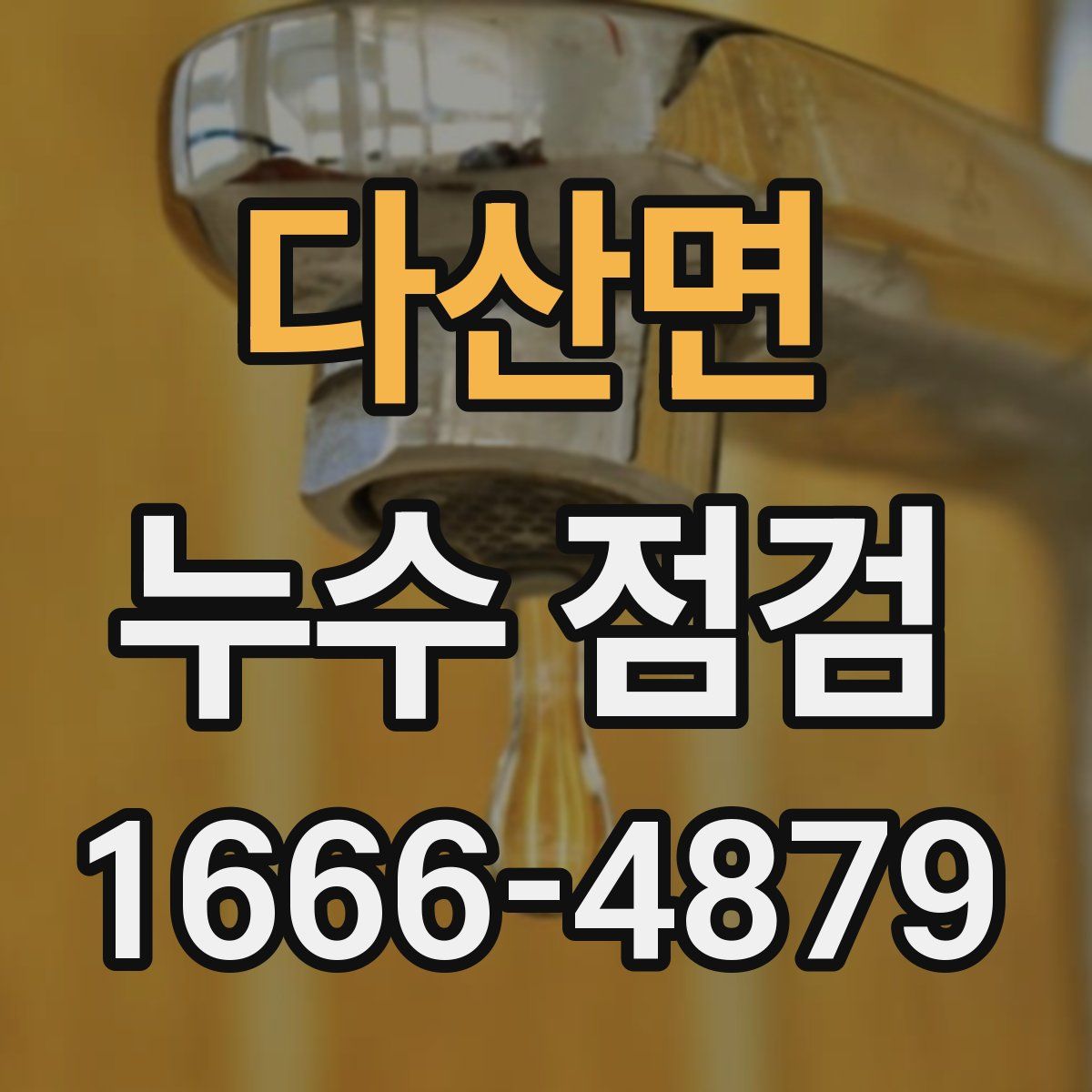 다산면 누수 점검