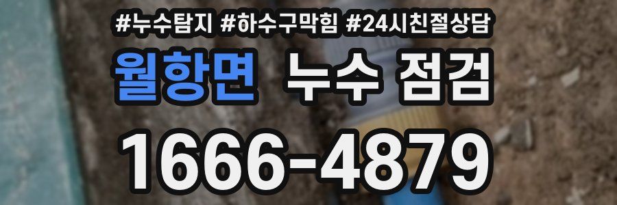 월항면 누수 점검