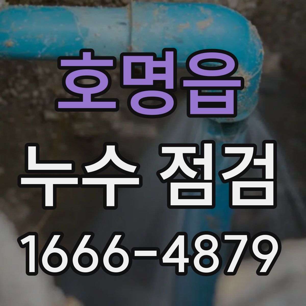 호명읍 누수 점검