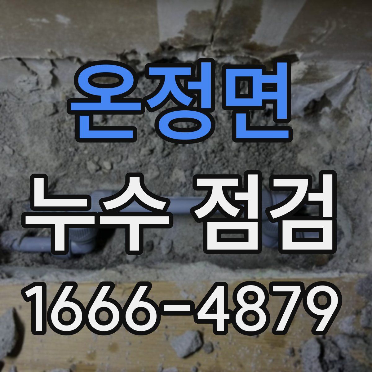 온정면 누수 점검