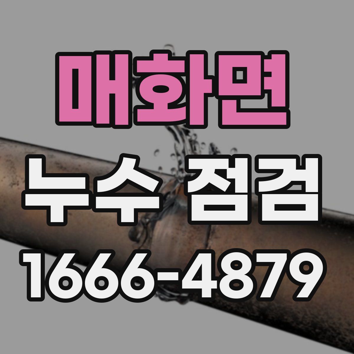 매화면 누수 점검