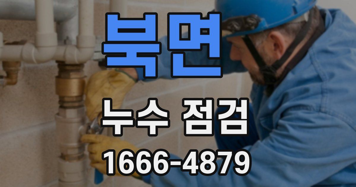 북면 누수 점검