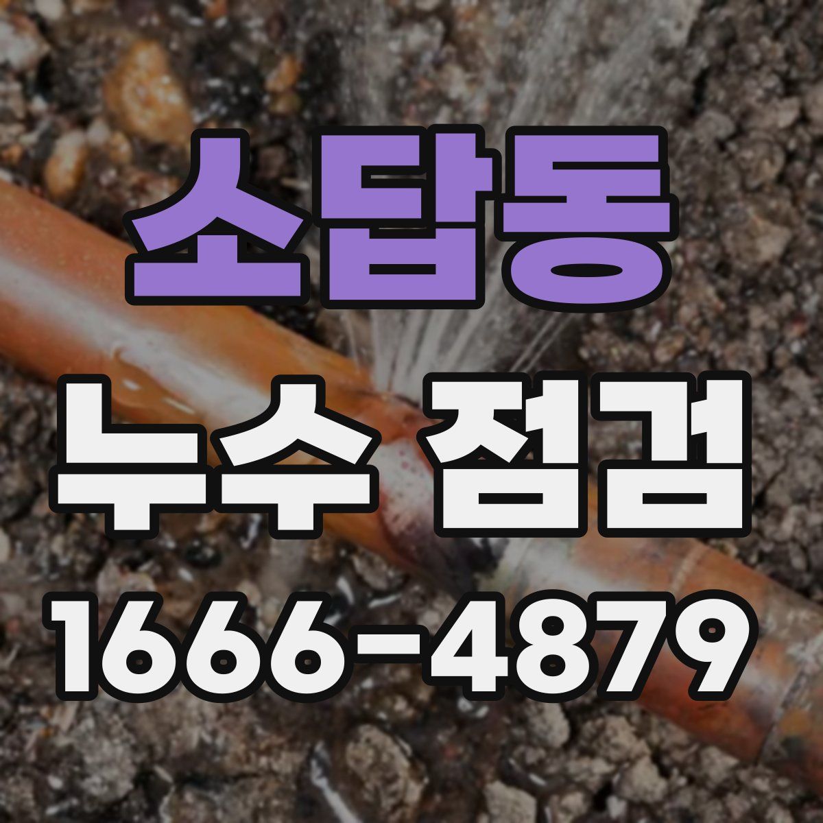 소답동 누수 점검