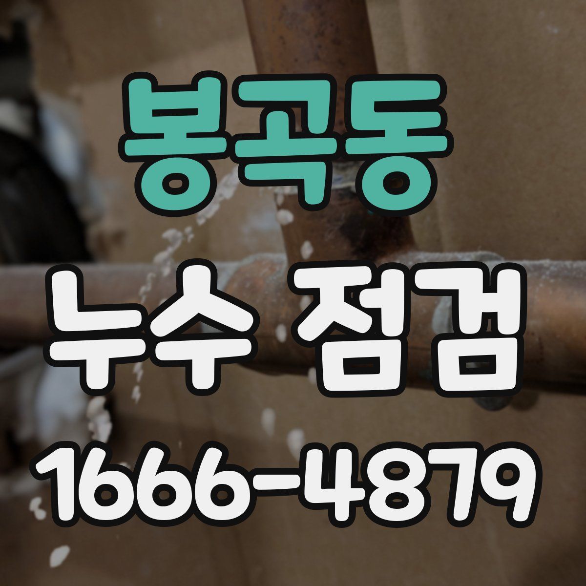 봉곡동 누수 점검