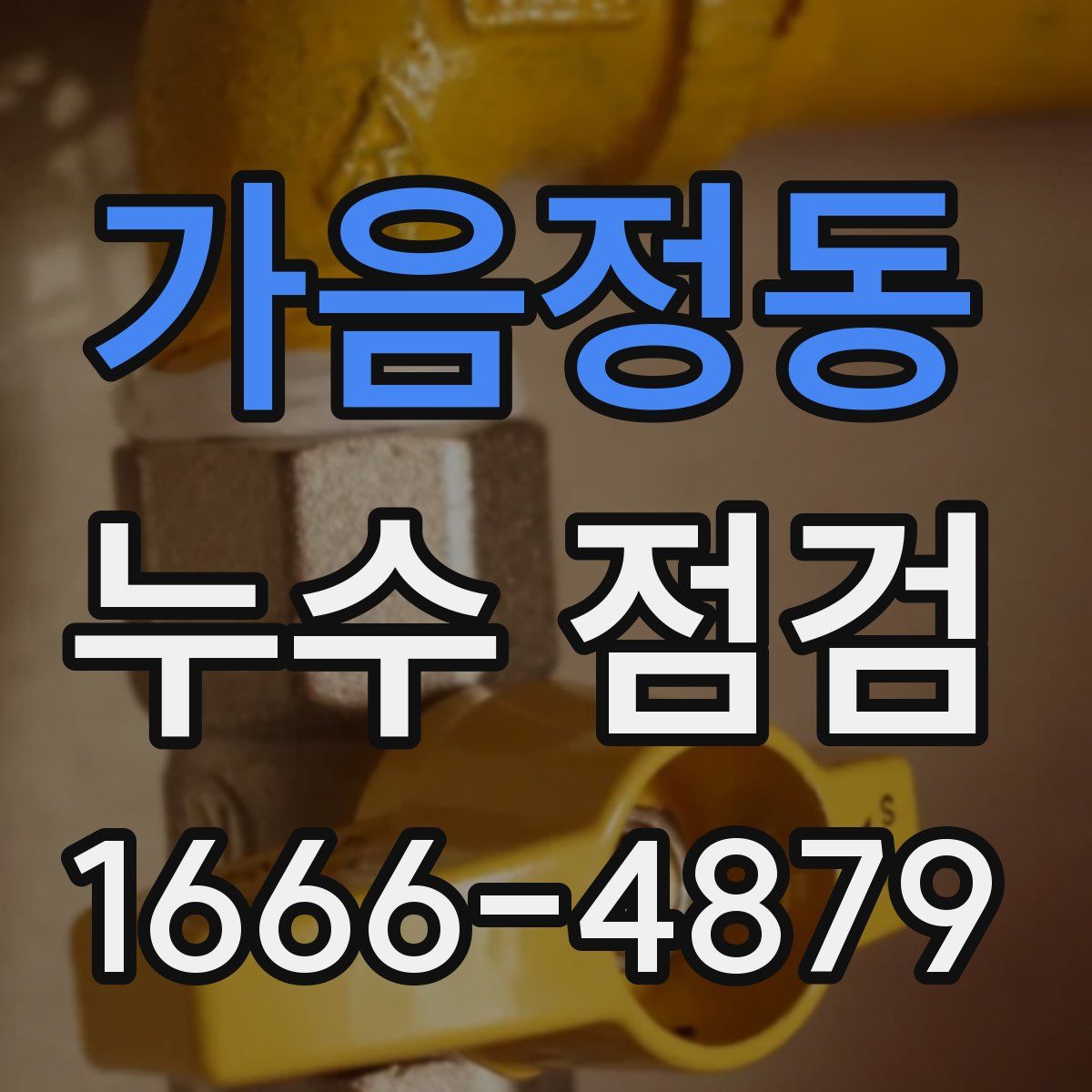 가음정동 누수 점검