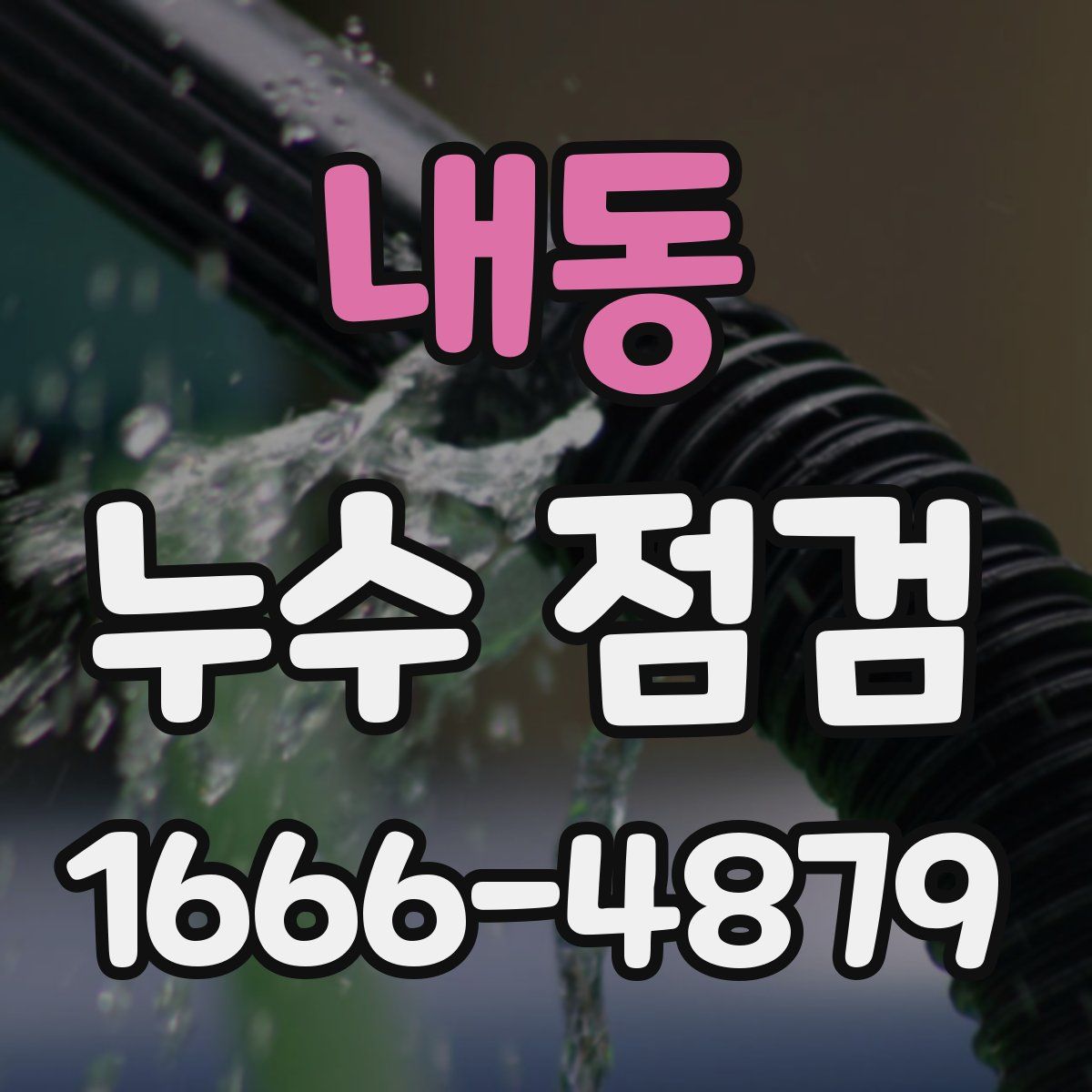 내동 누수 점검