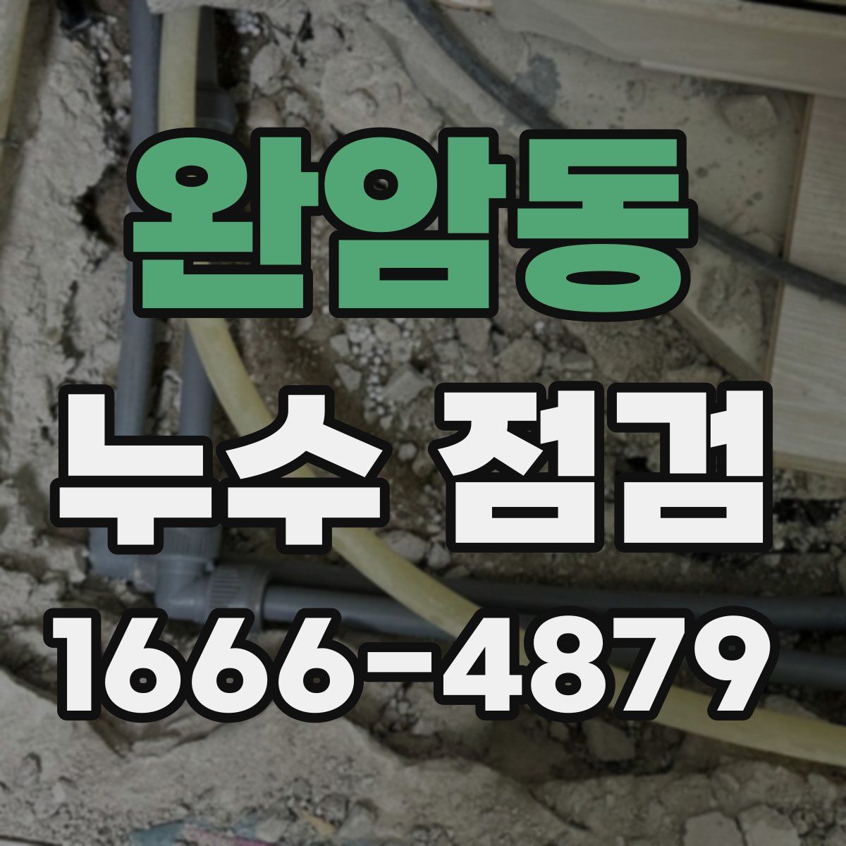 완암동 누수 점검