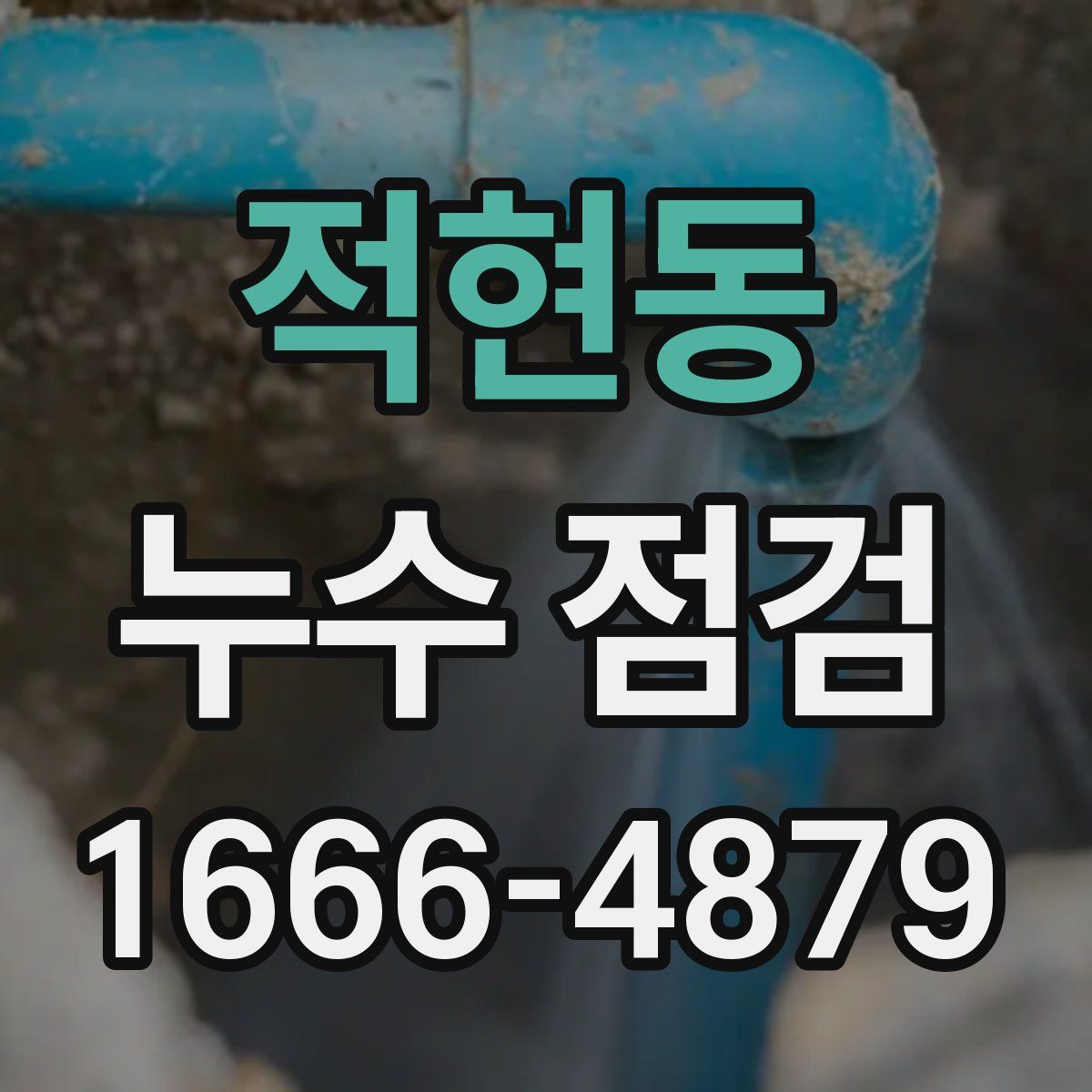 적현동 누수 점검