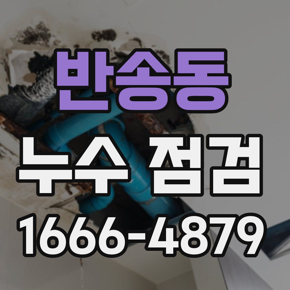 반송동 누수 점검