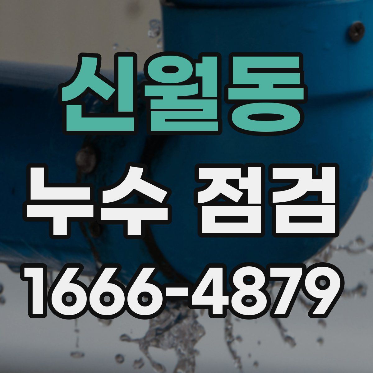 신월동 누수 점검
