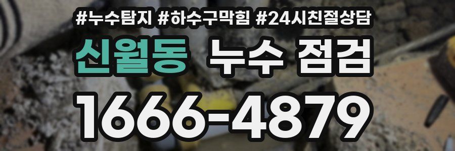 신월동 누수 점검