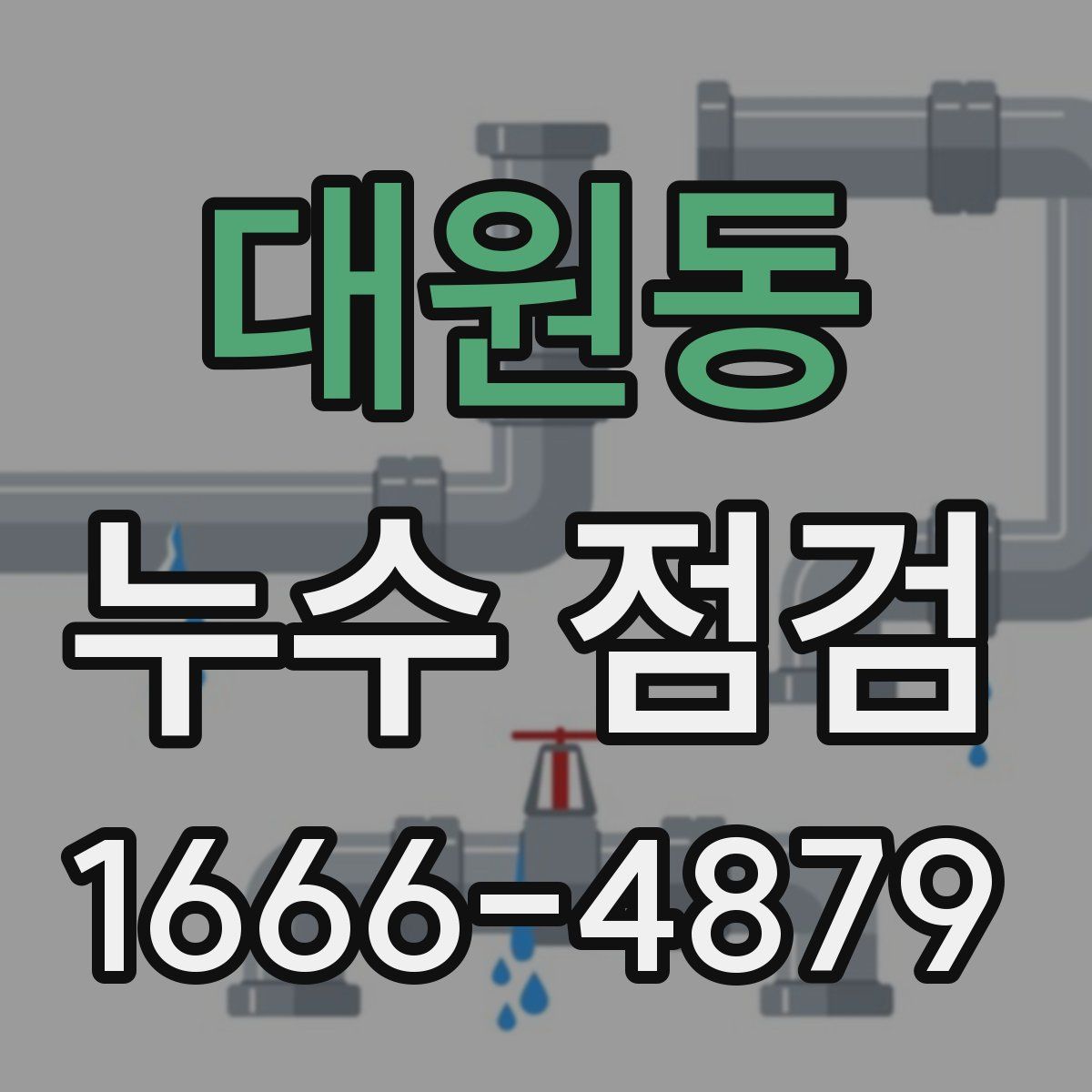 대원동 누수 점검