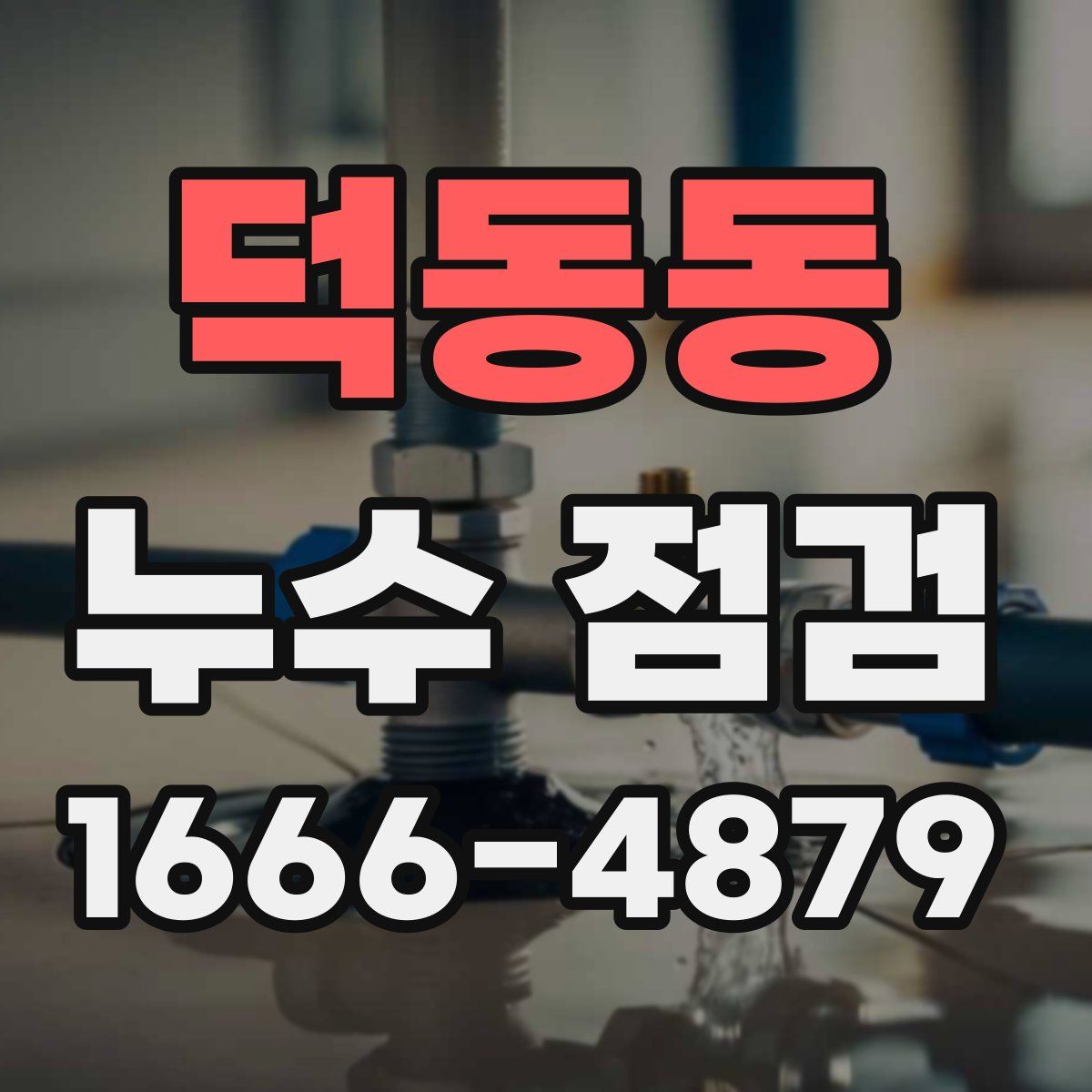 덕동동 누수 점검