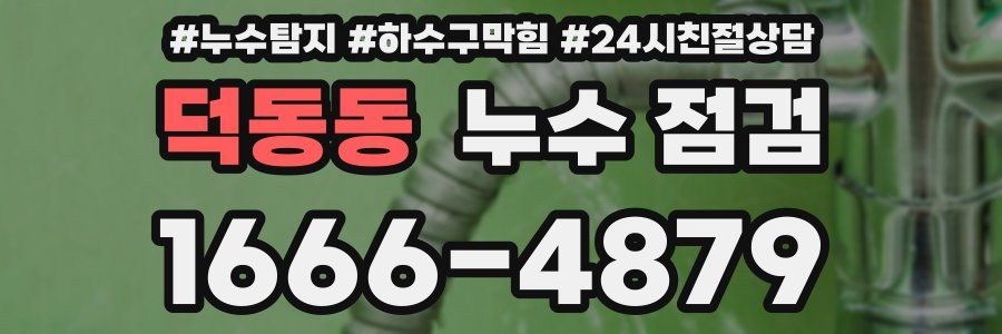 덕동동 누수 점검