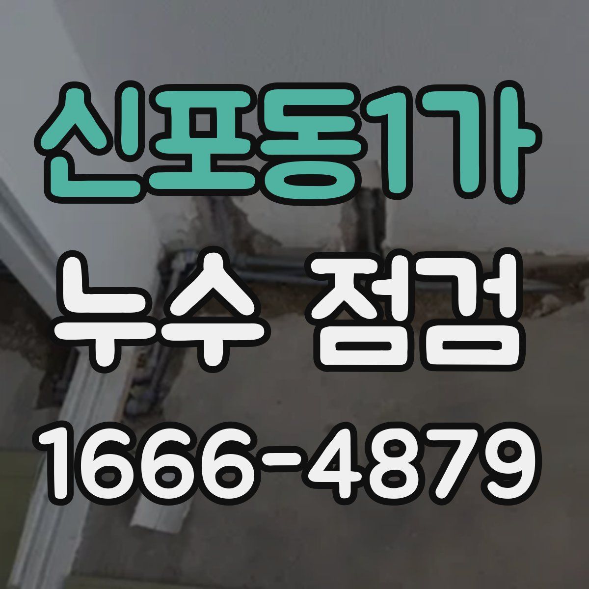 신포동1가 누수 점검