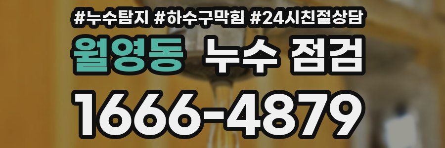 월영동 누수 점검