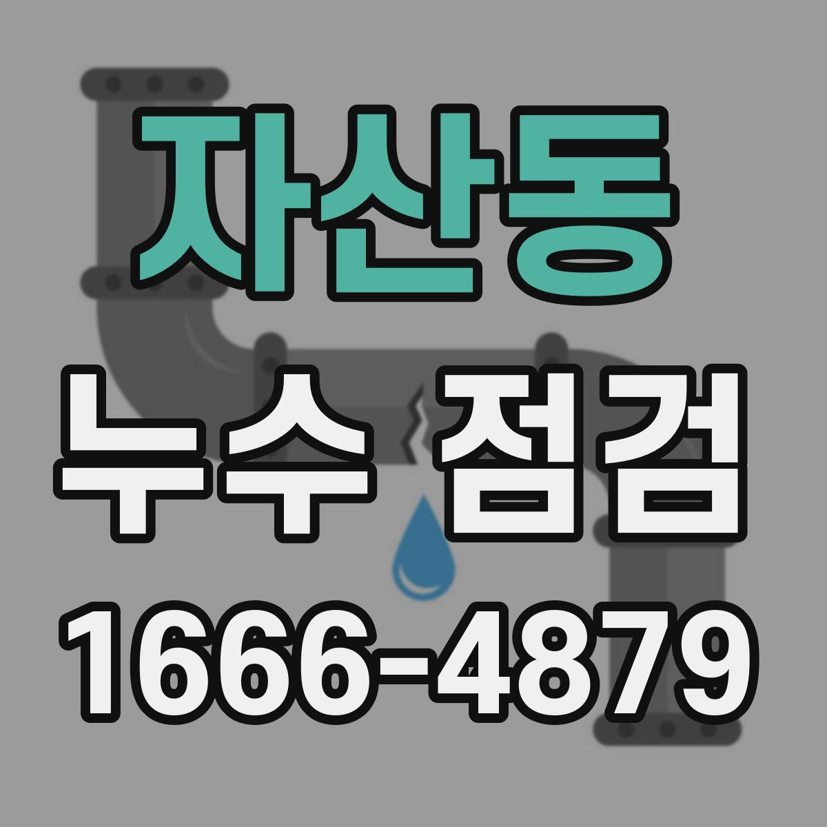자산동 누수 점검