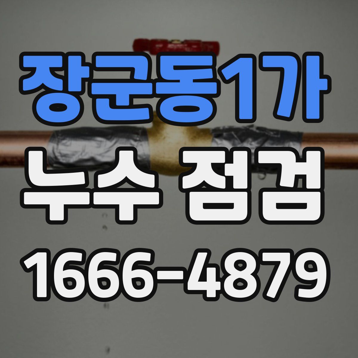 장군동1가 누수 점검