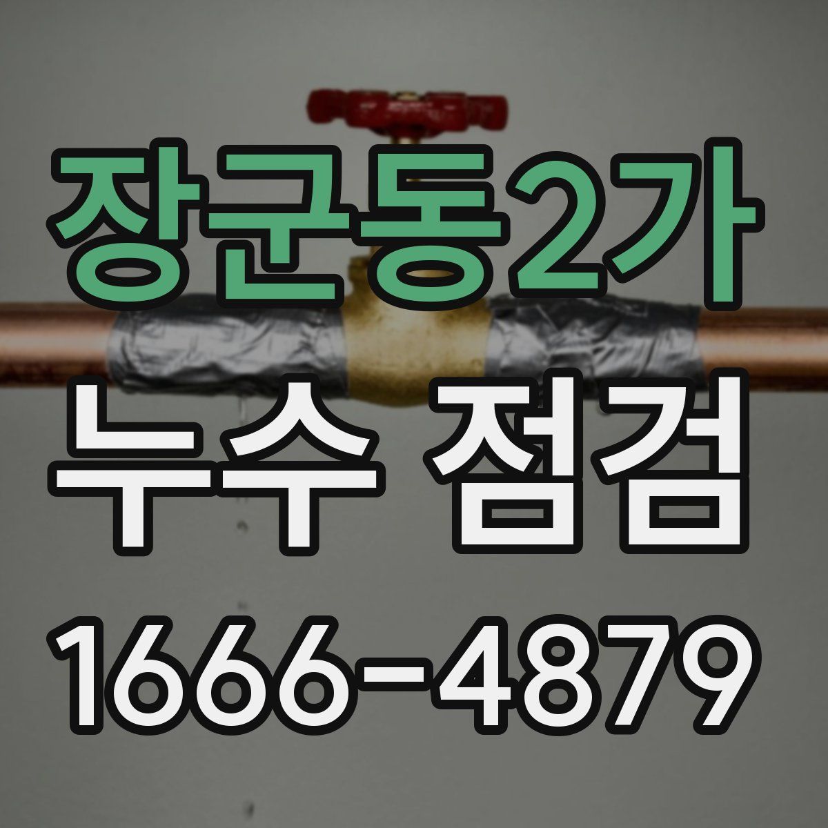 장군동2가 누수 점검