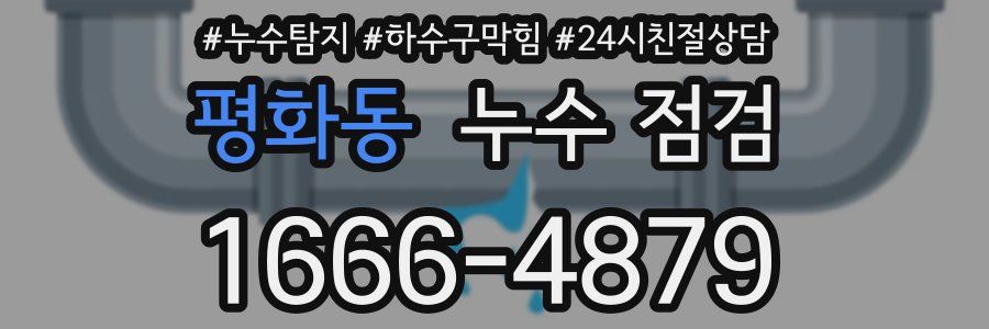 평화동 누수 점검